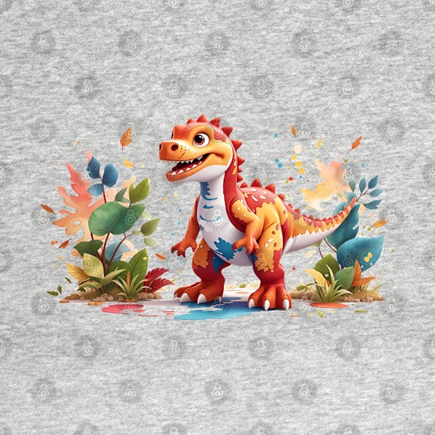 Cute Jurassic T-Rex Tyrannosaurus Rex by Jurassic Merch